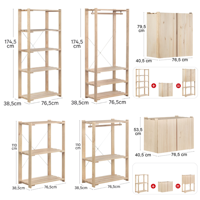 Estantes e armários Nova
