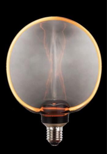 Ampoule LED Décorative Tube XL Verre Fumé Noir - Culot E27 - 3000K - 320LM