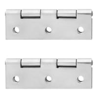 BISAGRA ACERO INOXIDABLE 70 X 40  MM. 2 UDS - 3