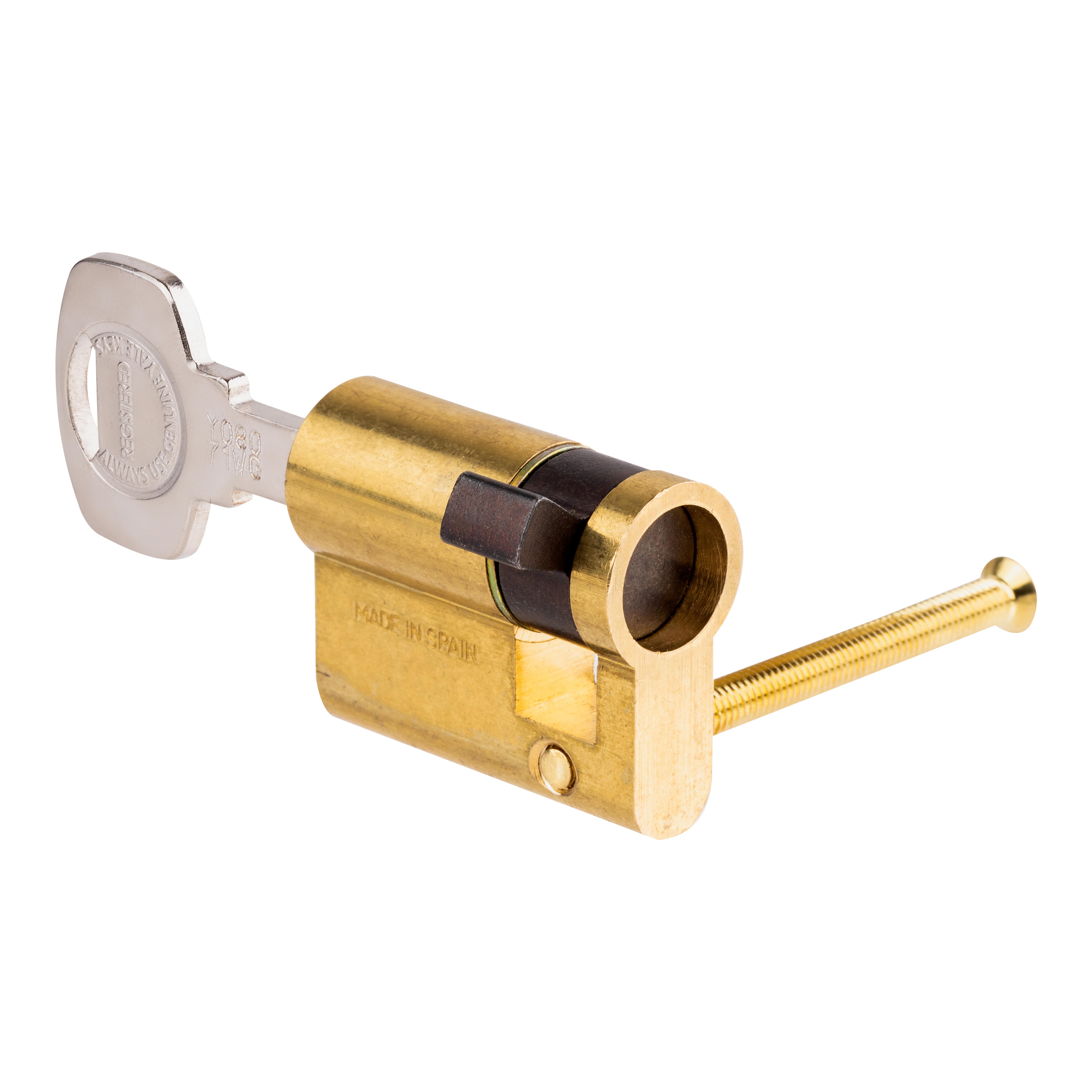 CILINDRO SEGURIDAD ANTIBUMPING 30X10MM. PUNTOS LEVA 15MM  LATON  YL6 YALE - 4