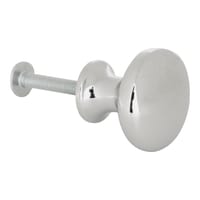 POMO MUEBLE ZAMAK GRIS/PLATA 1UD - 2