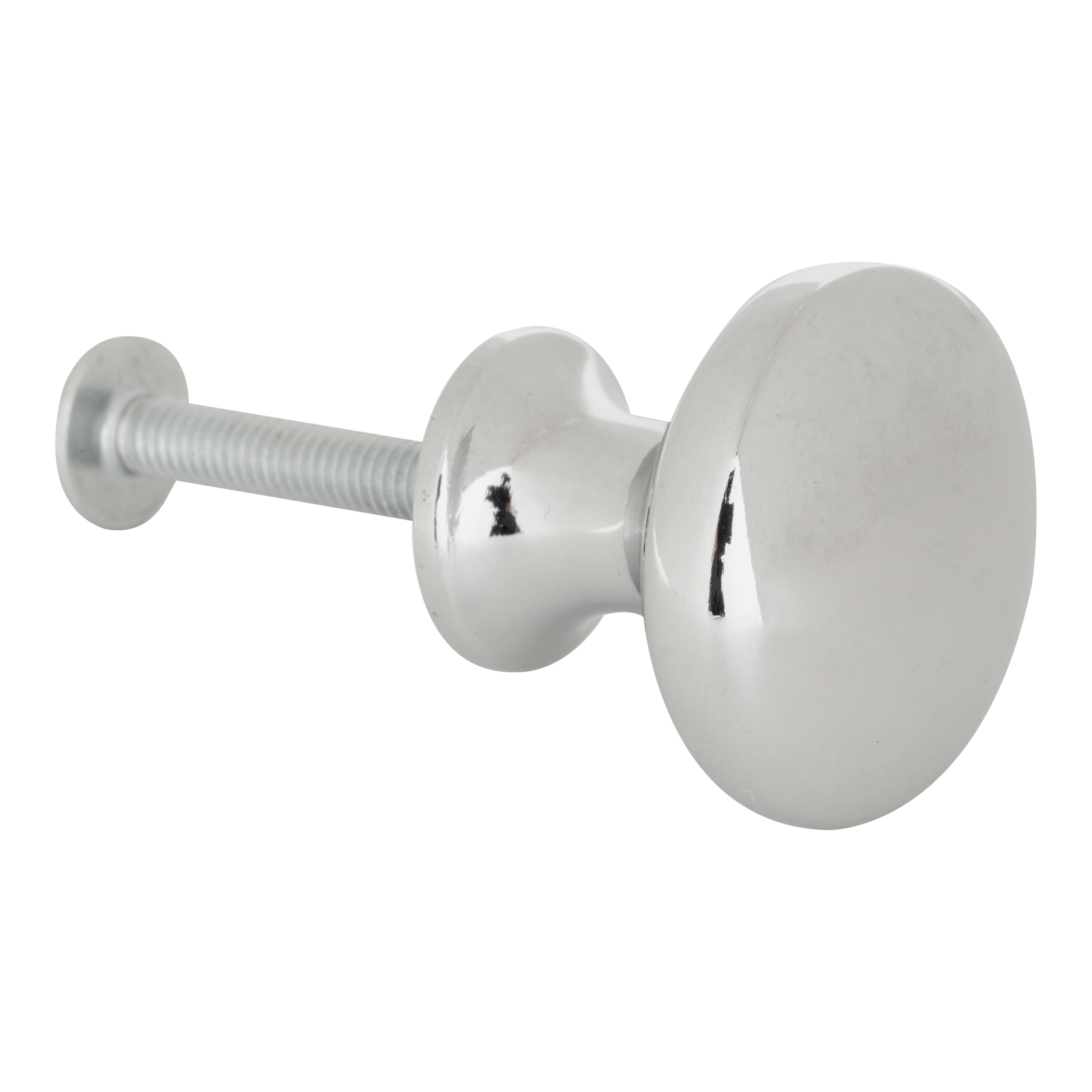 POMO MUEBLE ZAMAK GRIS/PLATA 1UD - 2