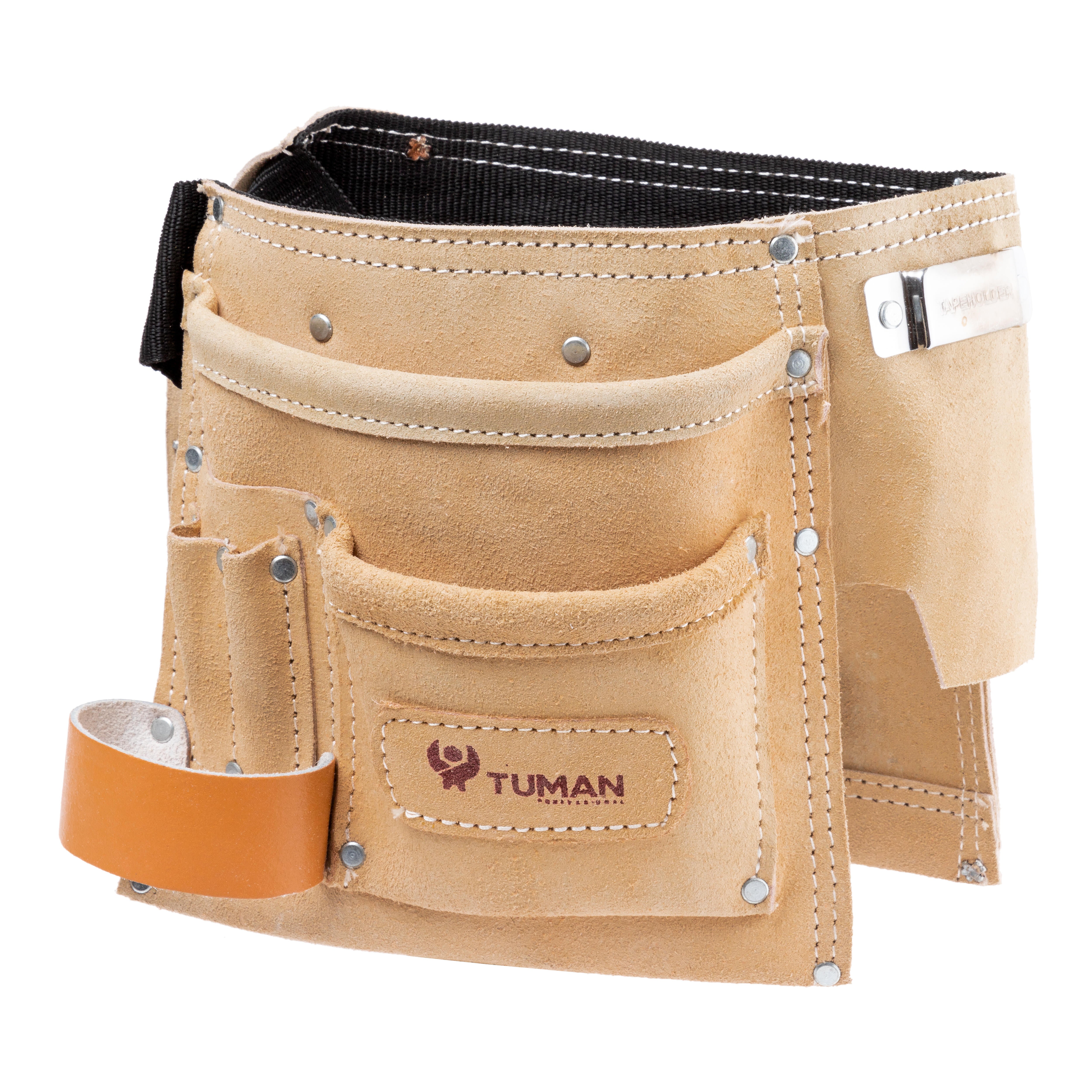 PORTAHERRAMIENTAS DE PIEL DOBLE 11 BOLSILLOS - 4