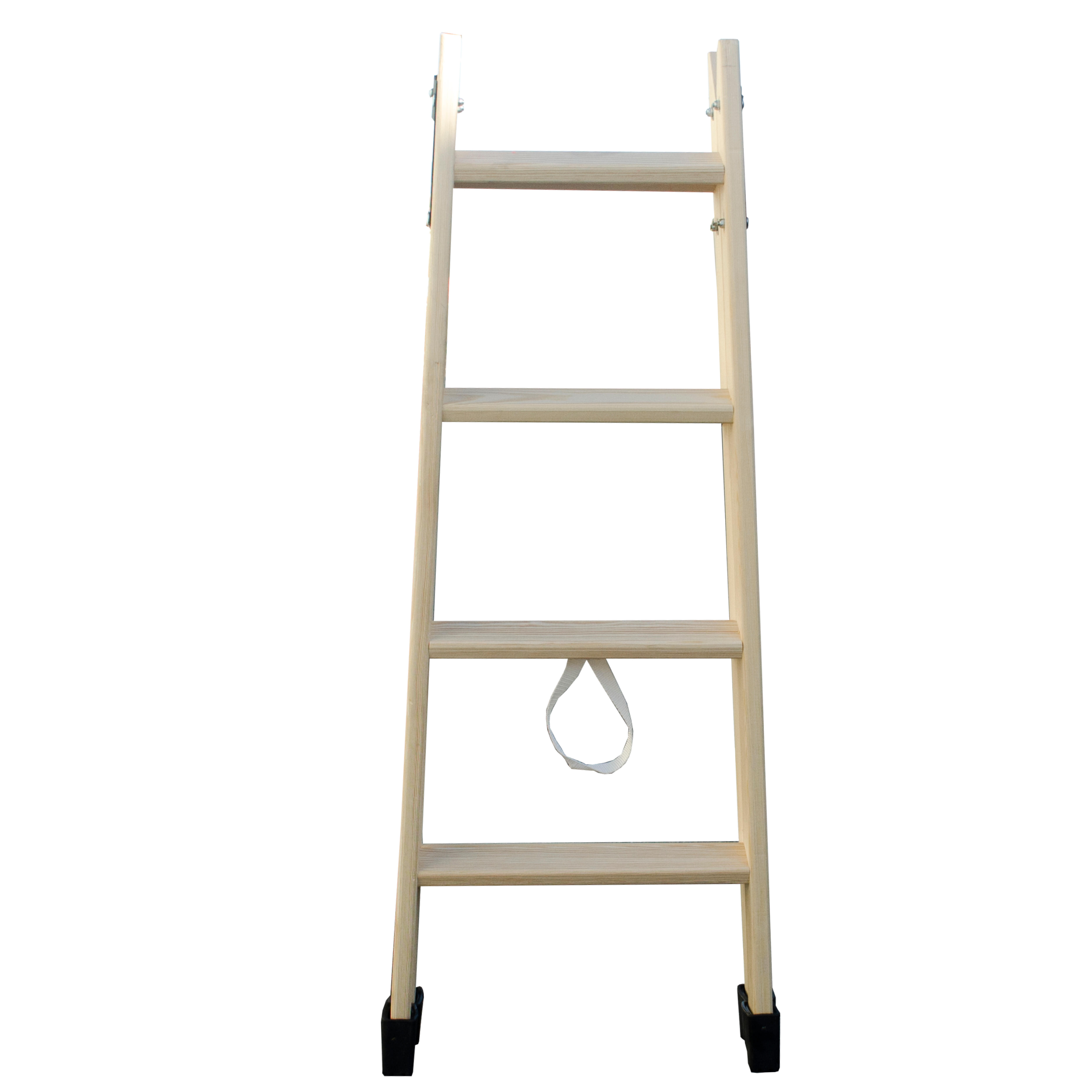 ESCALERA DE MADERA 4 + 4 PELDAÑOS - 4