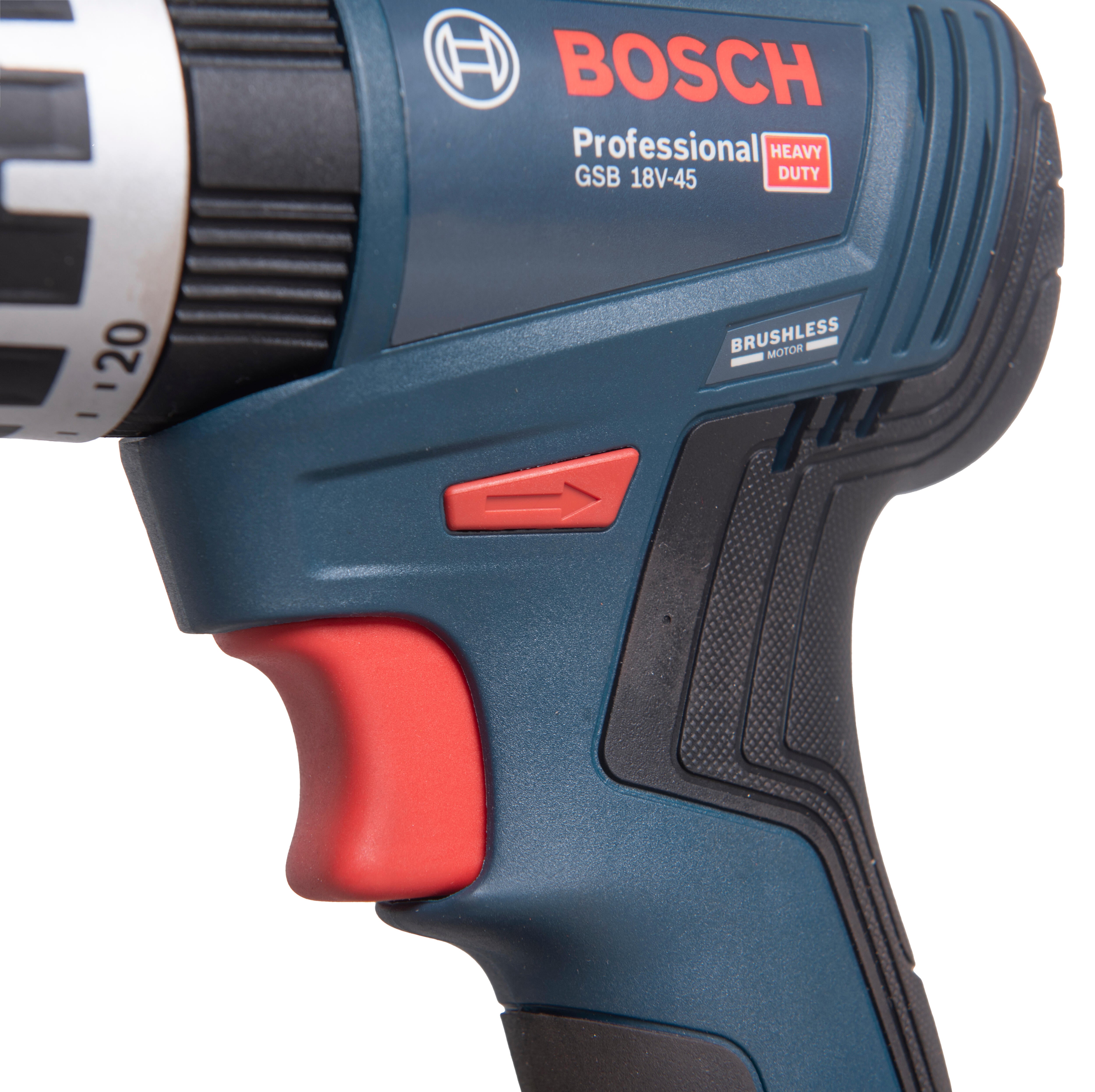 TALADRO PERCUTOR BATERÍA BOSCH GSB 18V-45 18V - 8