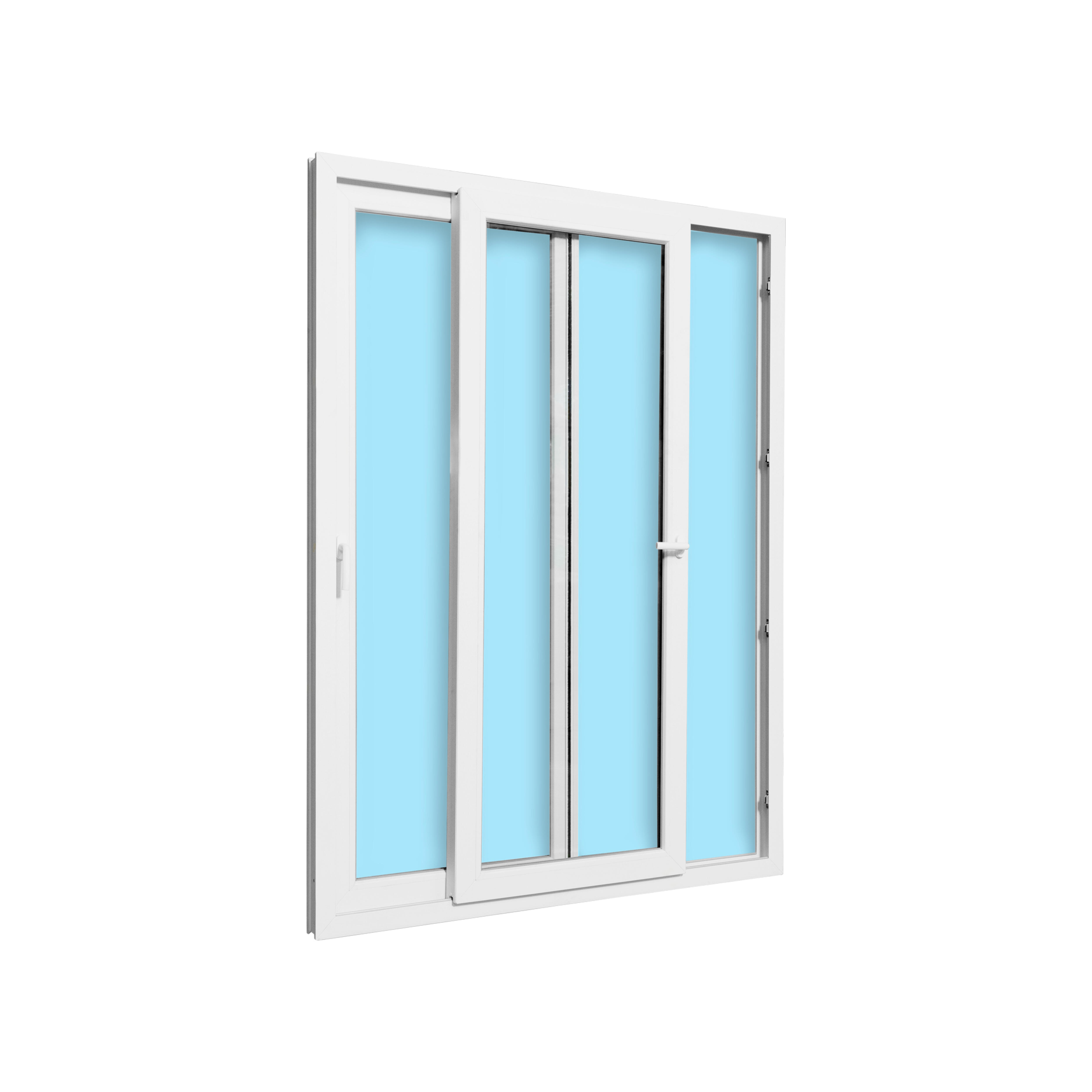 VENTANA PVC CORREDERA BLANCA 150X200 - 3