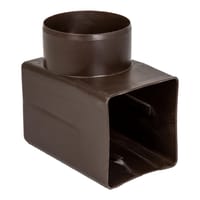 CAZOLETA EPDM SALIDA HORIZONTAL CUADRADA 100X100 MM - 2