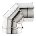 CODO 90º PARED DOBLE Ø125MM INOX 304 - 2