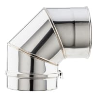 CODO 90º PARED DOBLE Ø125MM INOX 304 - 2