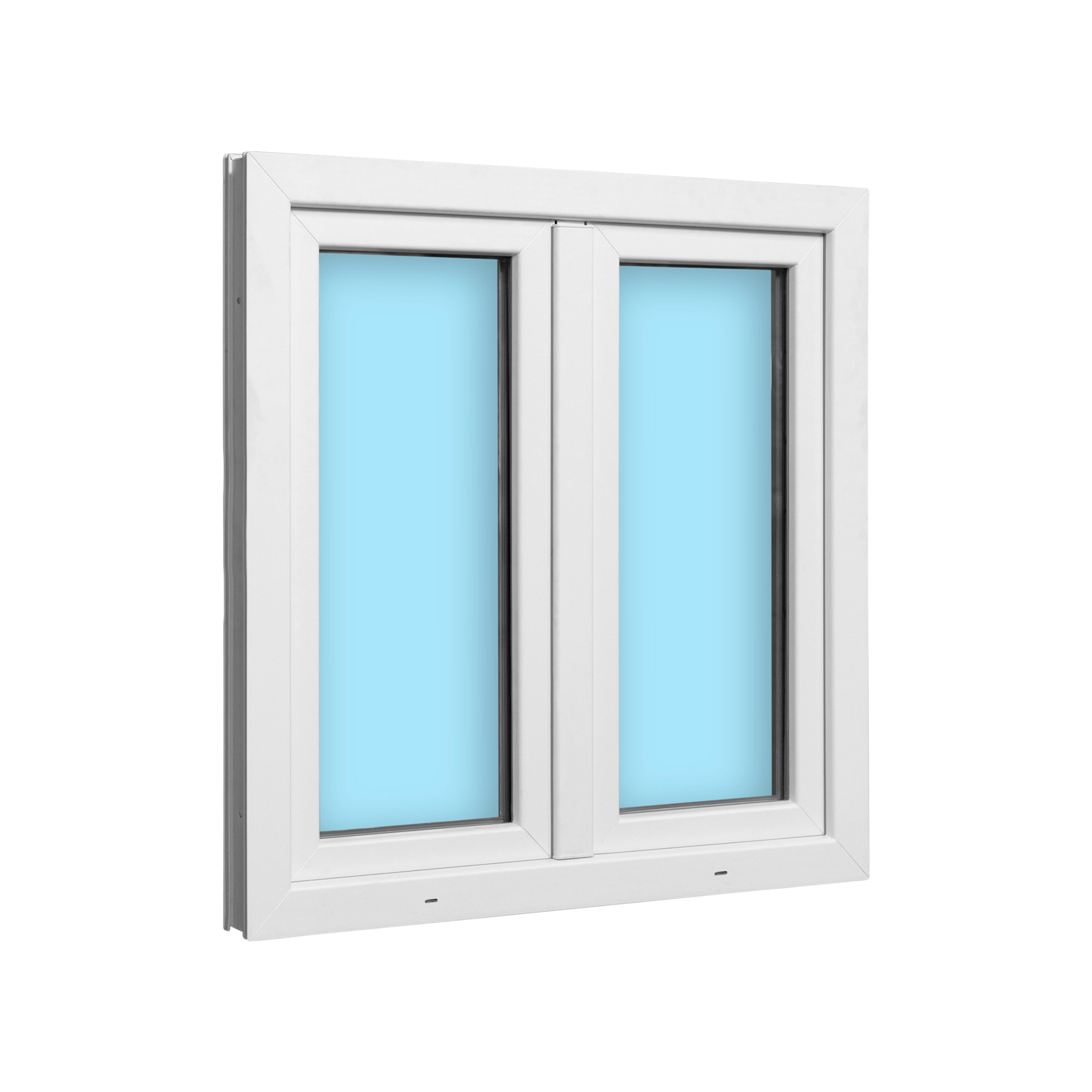 VENTANA PVC OSCILOBATIENTE BLANCA 100X100CM - 3
