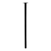 PATA MUEBLE ACERO REDONDA  H 800 MM  30 MM NEGRO. 4 UDS - 3