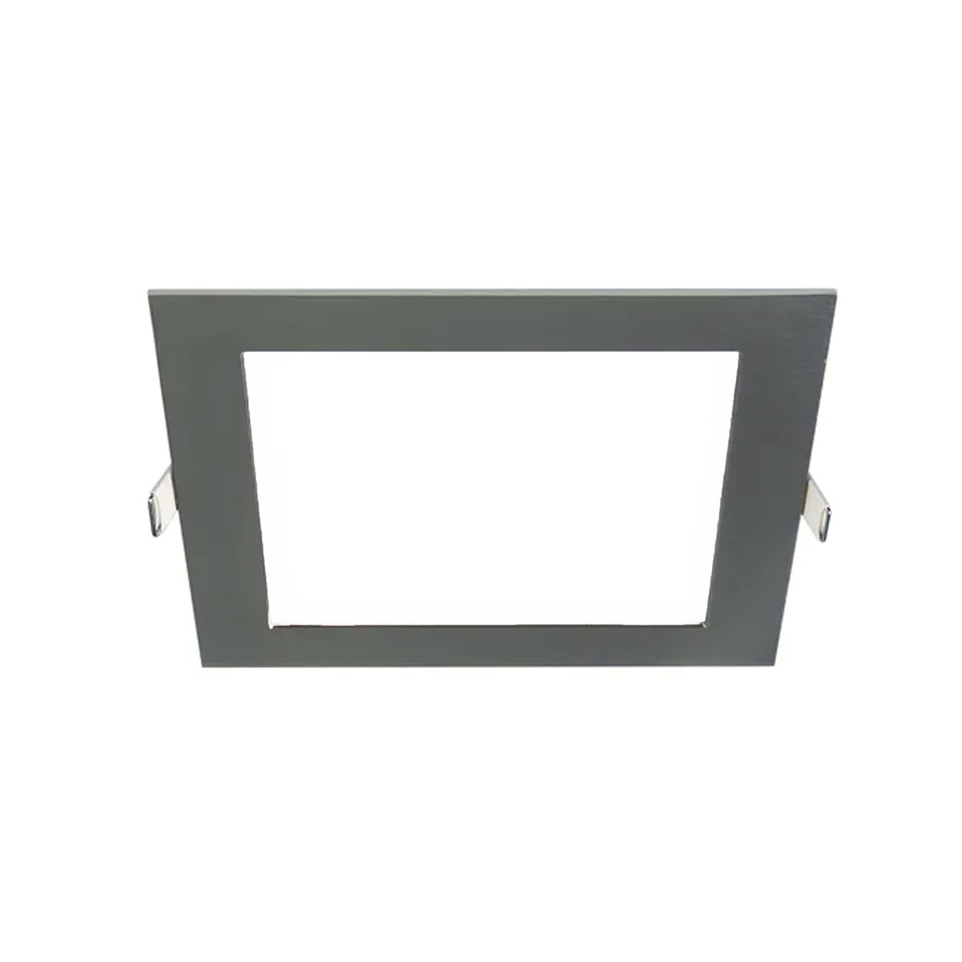 DOWNLIGHT LED EMPOTRAR CUADRADO GRIS 12W CCT - 4