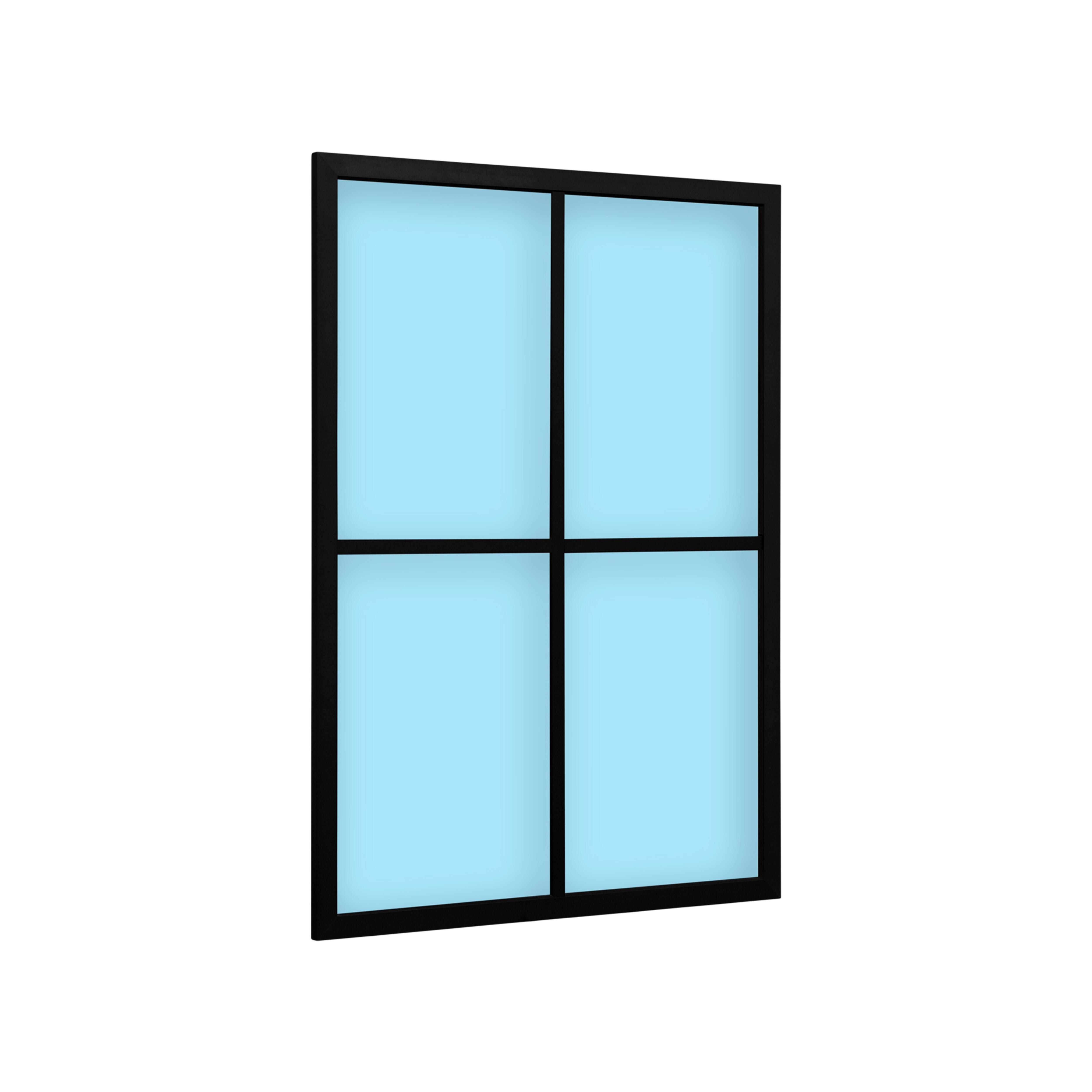 FIJO ATELIER 4 PAÑOS NEGRO 75X104 - 2