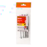 TACO LARGO DE PLÁSTICO DIÁMETRO 10MM LONGITUD 80MM FISCHER SXR 4UDS - 3