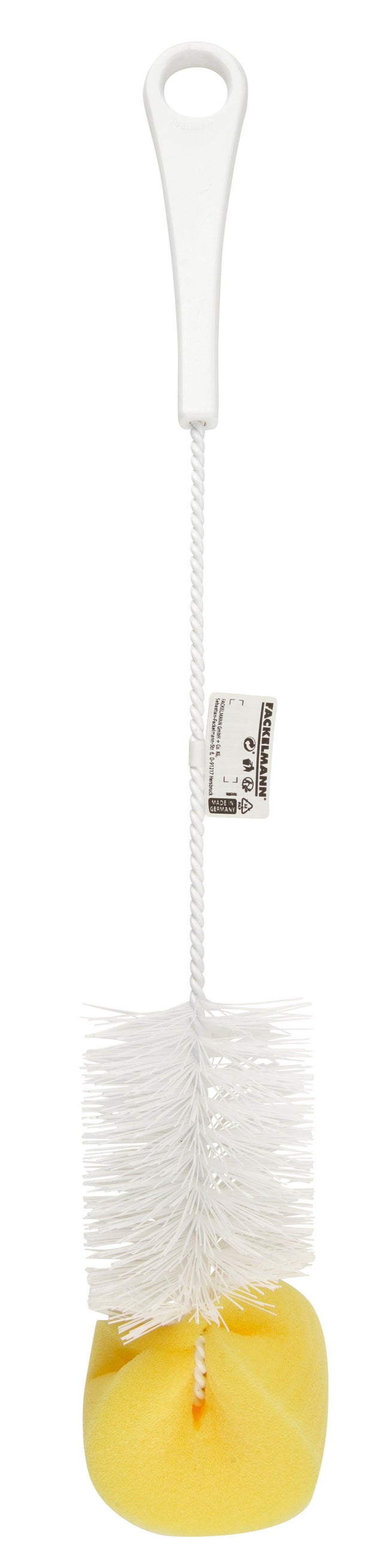 Cepillo para limpiar botellas con espuma 37cm Fackelmann