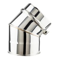 CODO 45º INOXIDABLE PARED DOBLE 100MM - 2