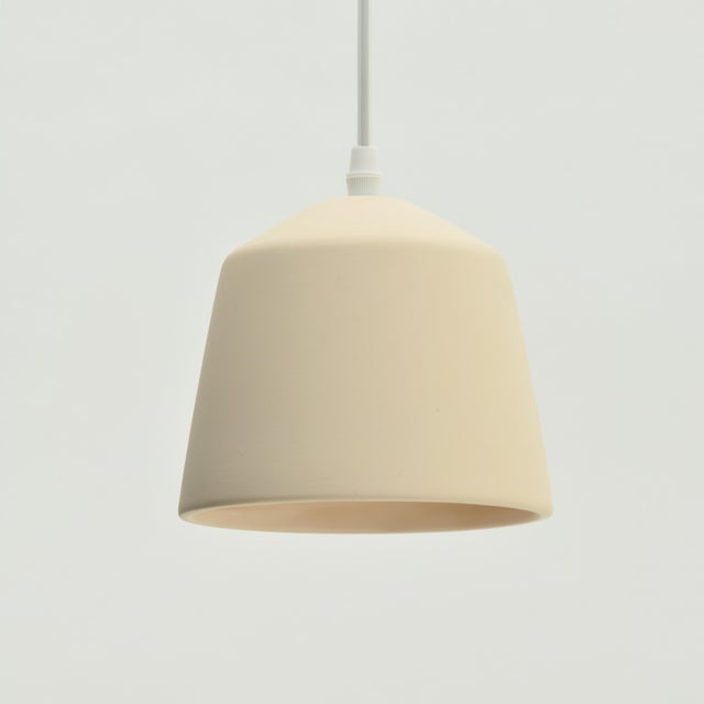 Suspension Gaelle céramique, crème, Diam.16 cm, E27