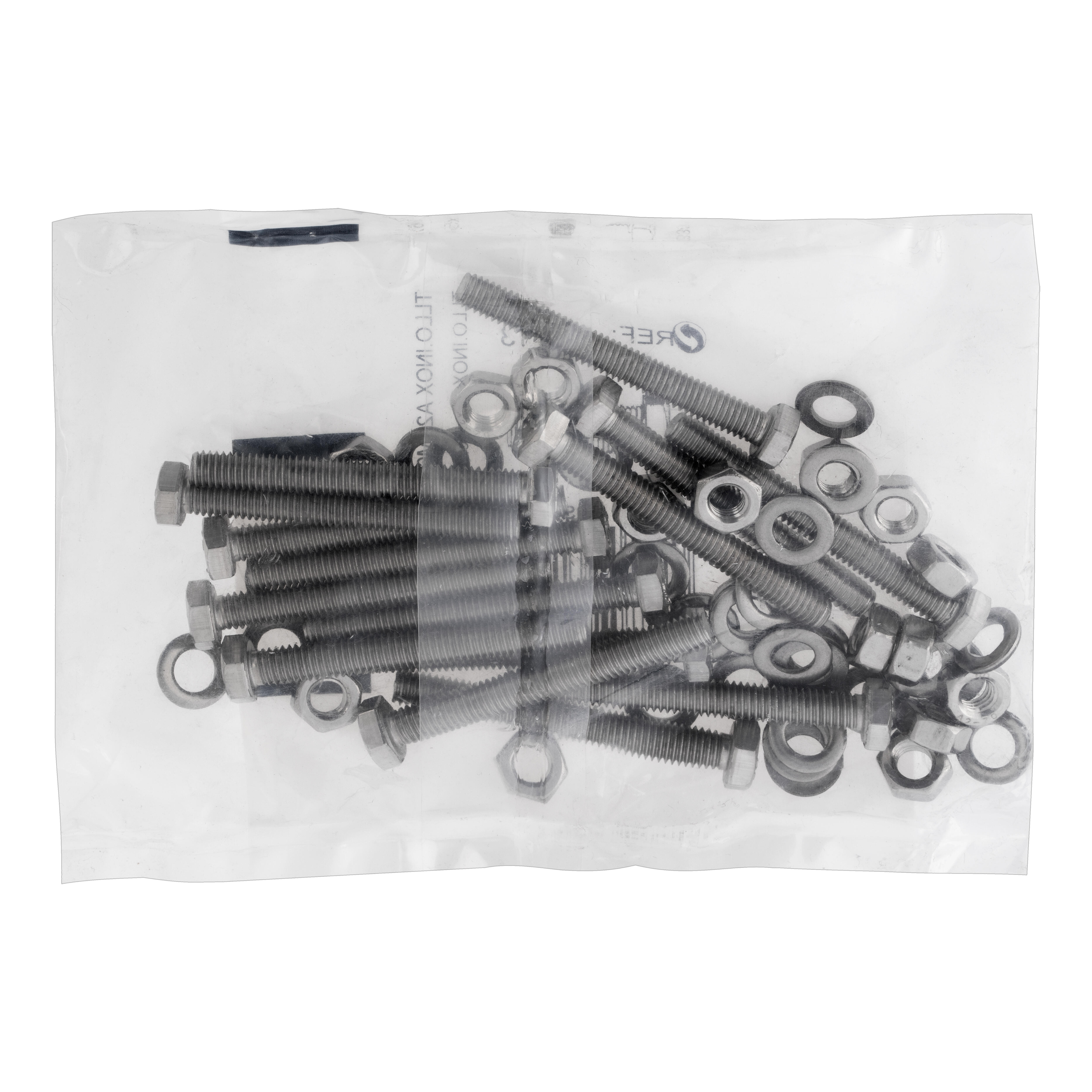 TORNILLOS MÉTRICO HEXAGONAL PARA UNIÓN ACERO INOXIDABLE 6X50MM. 15UDS - 7