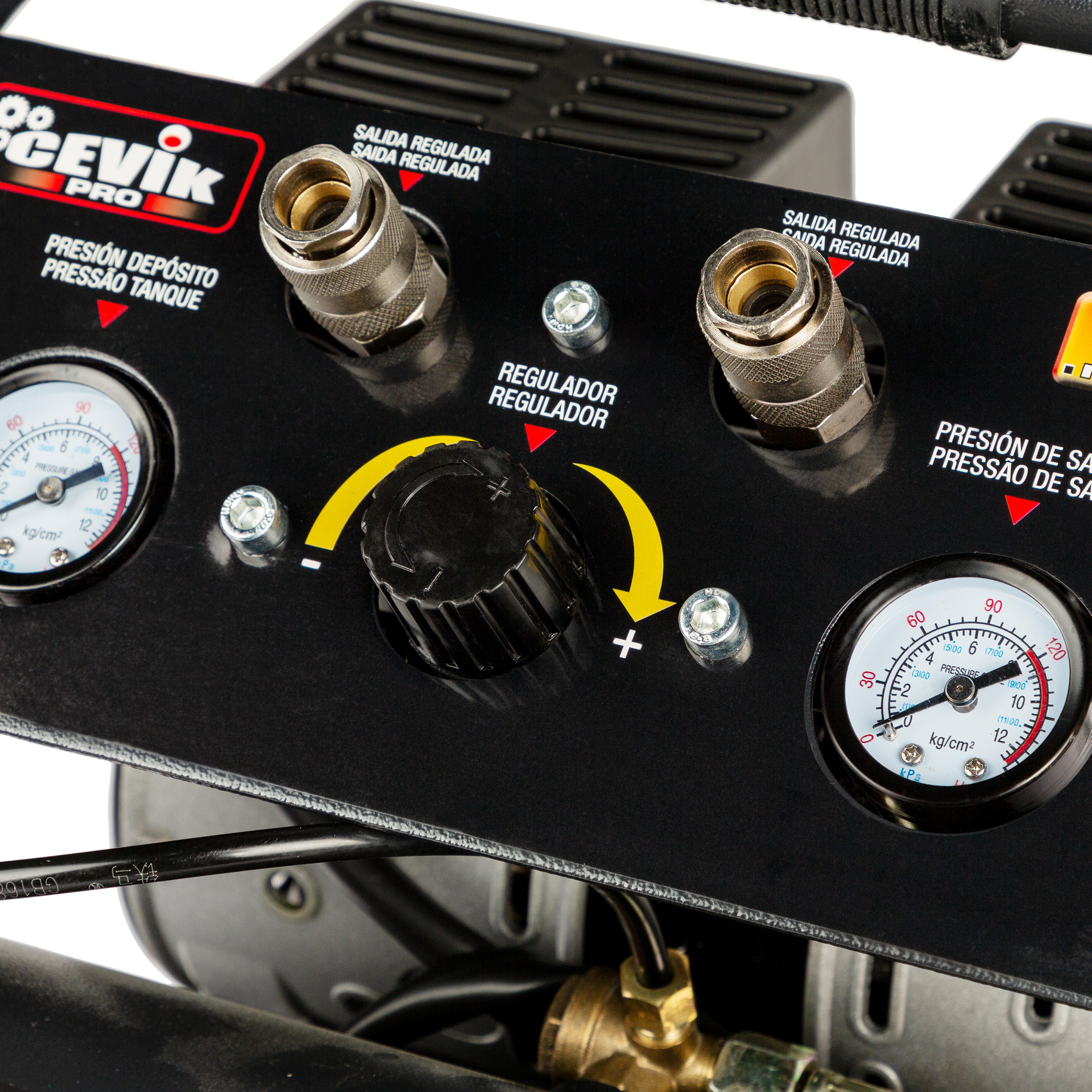 COMPRESOR DE AIRE SILENCIOSO CEVIK CA-PRO6SILENT 6L 1CV - 4