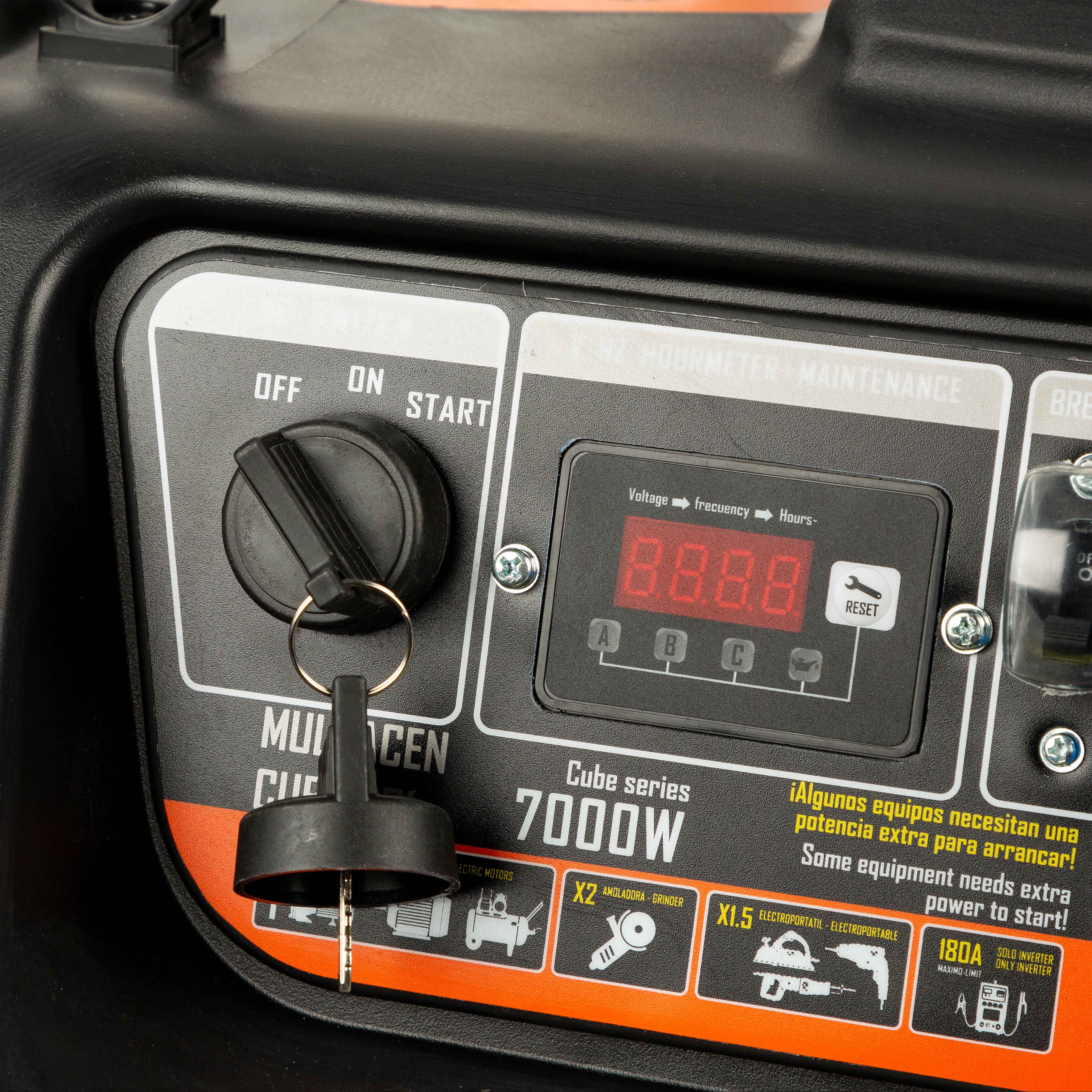 GENERADOR ELÉCTRICO GASOLINA 7000W GENERGY MULHACEN SOL - 9