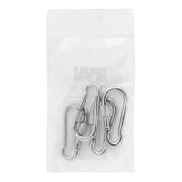 MOSQUETON  BOMBERO GALVANIZADO CON VIROLA 5 MM. 4 UDS - 2