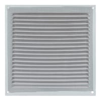REJILLA DE VENTILACION CON MOSQUITERA SOBREPONER ALUMINIO HAYA 17 X 17 CM. ESPESOR 0.8  MM - 2