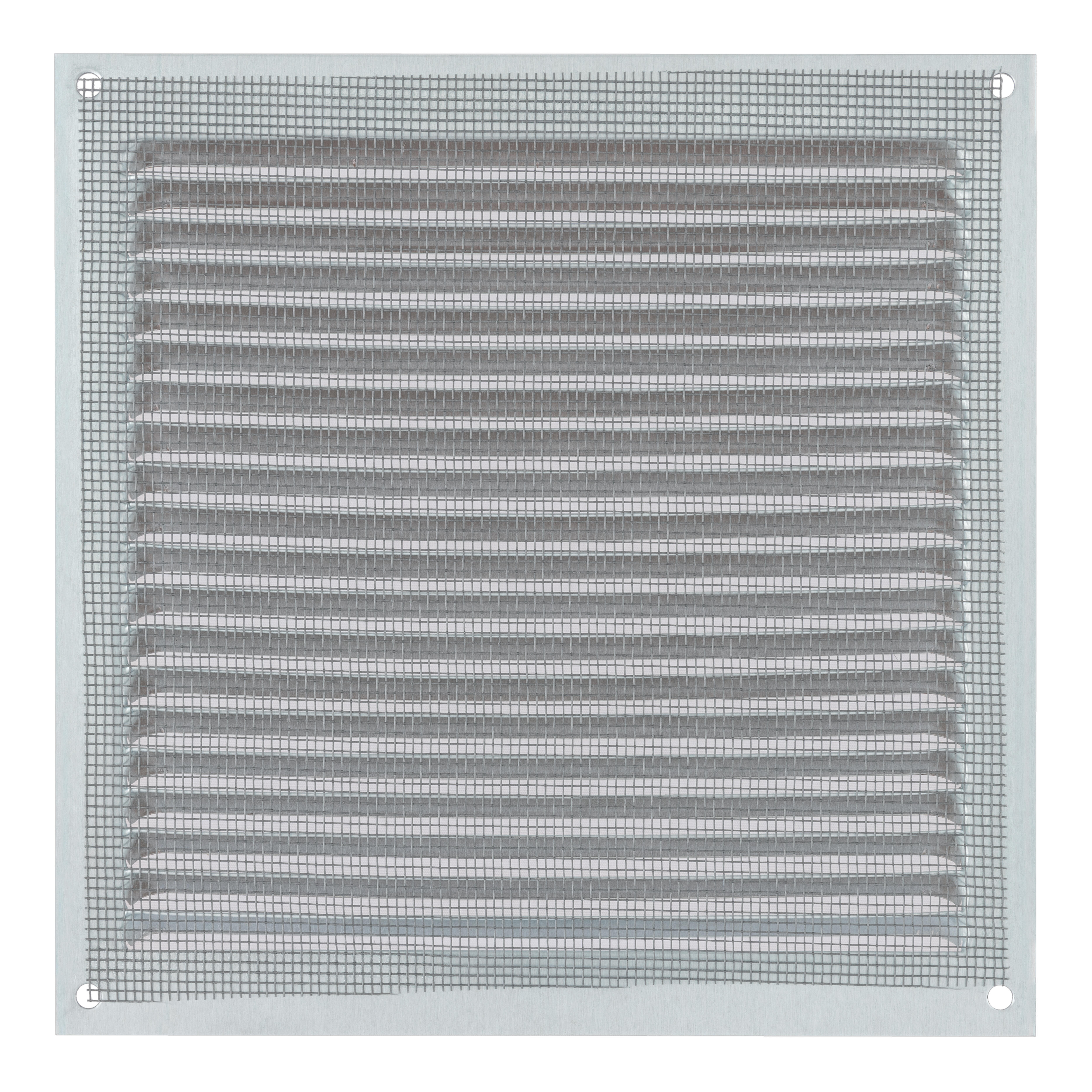 REJILLA DE VENTILACION CON MOSQUITERA SOBREPONER ALUMINIO HAYA 17 X 17 CM. ESPESOR 0.8  MM - 2