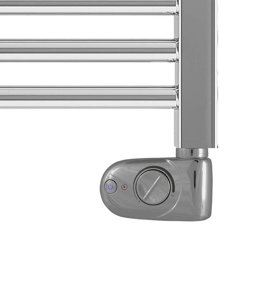 TOALLERO ELECTRICO 300W CROMO - 2