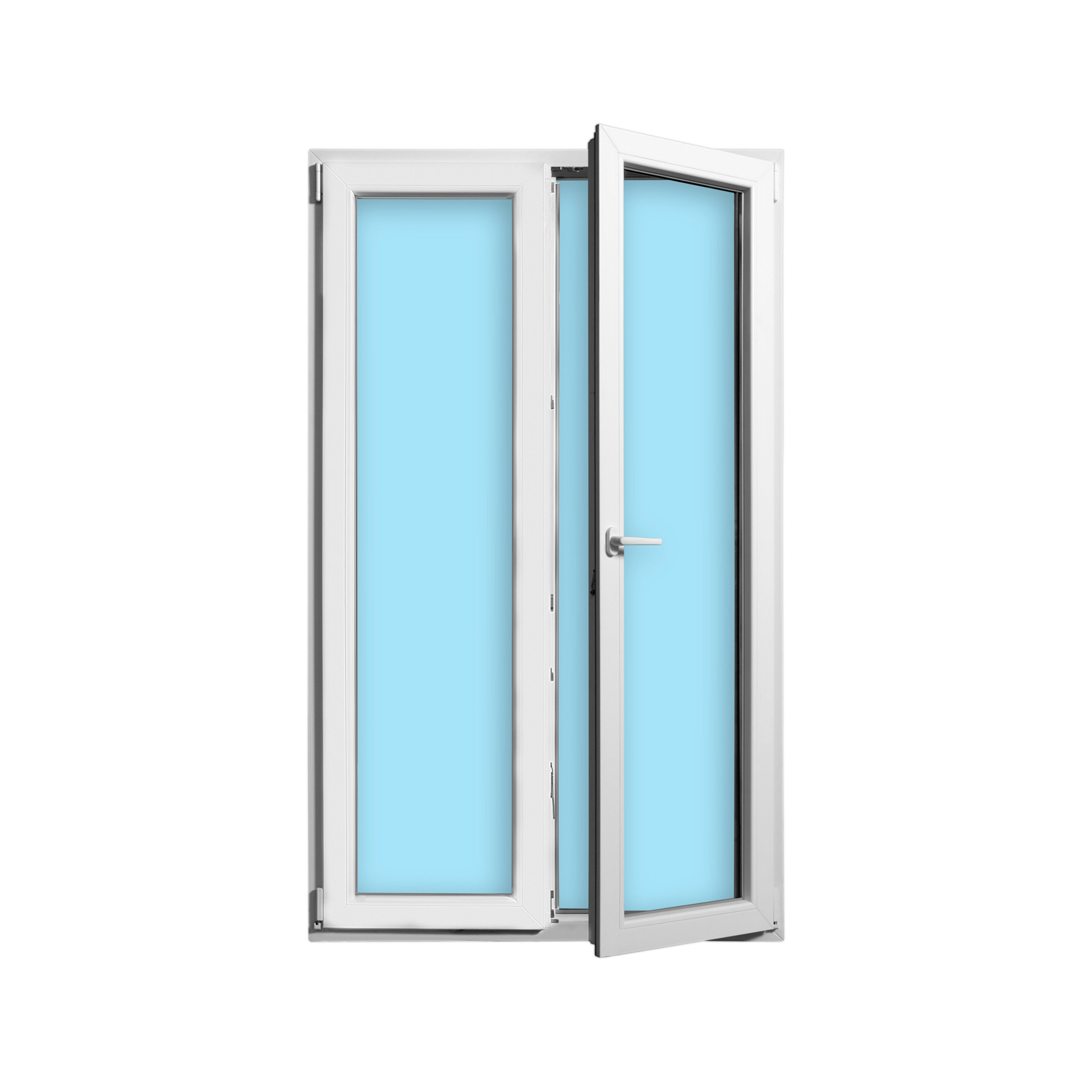 BALCONERA PVC OSCILOBATIENTE BLANCA 120X200CM - 2