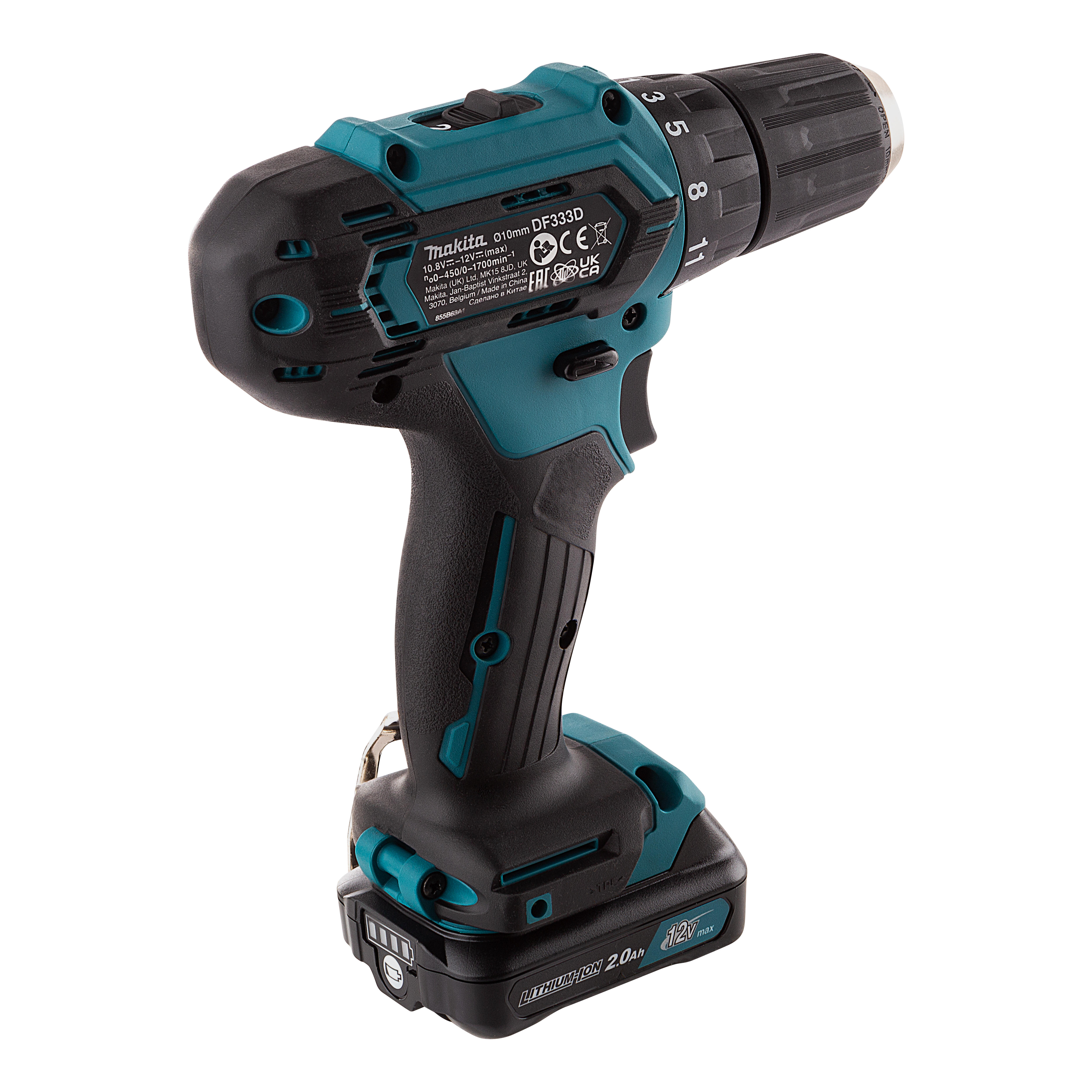 TALADRO ATORNILLADOR DE BATERÍA 12V 2AH MAKITA DF333DSAE - 2