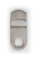 CERRADURA BUZON METALICA ACODADA NÍQUEL ARREGUI - 2