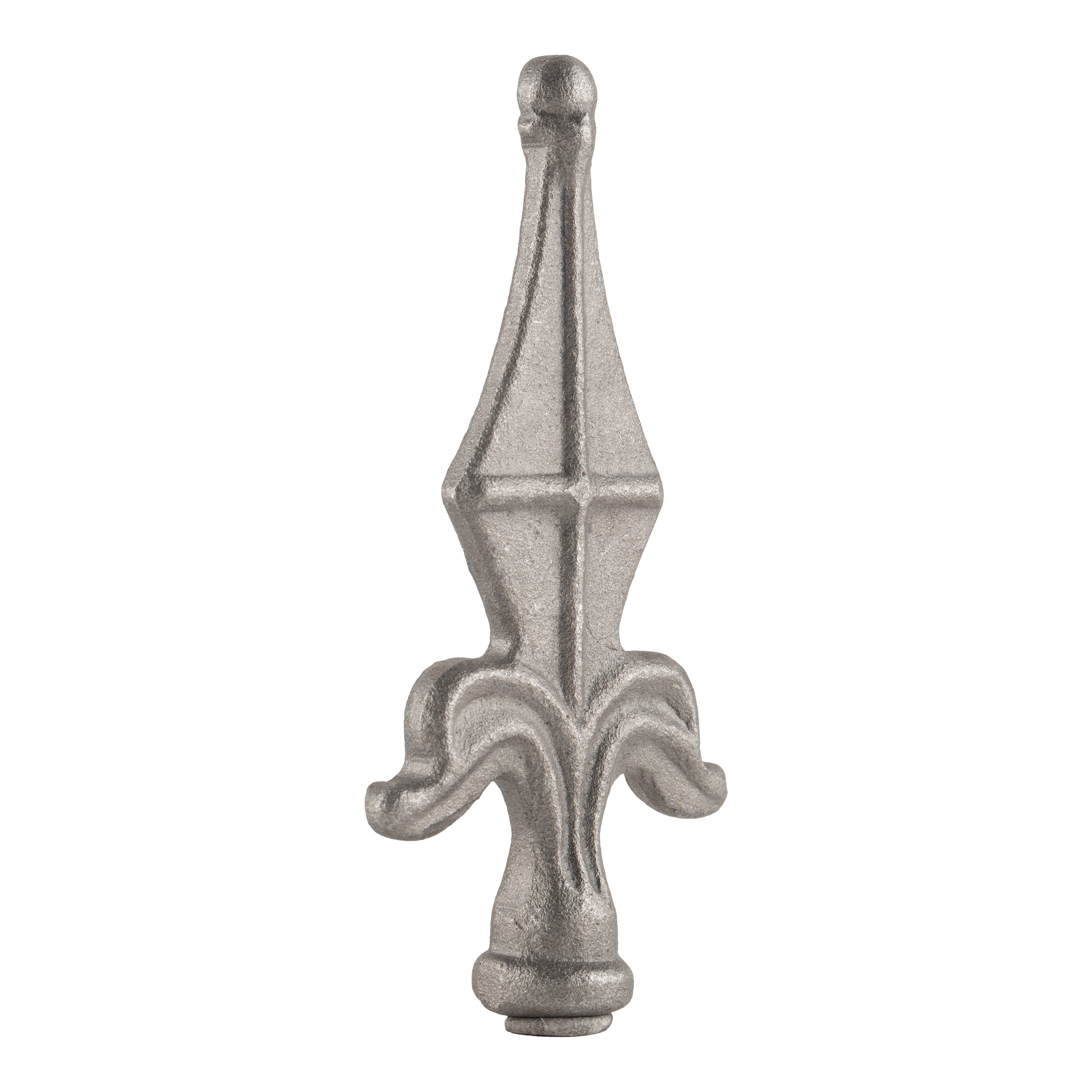 PUNTA LANZA HIERRO FORJADO BASE REDONDA 115X21,5MM - 4