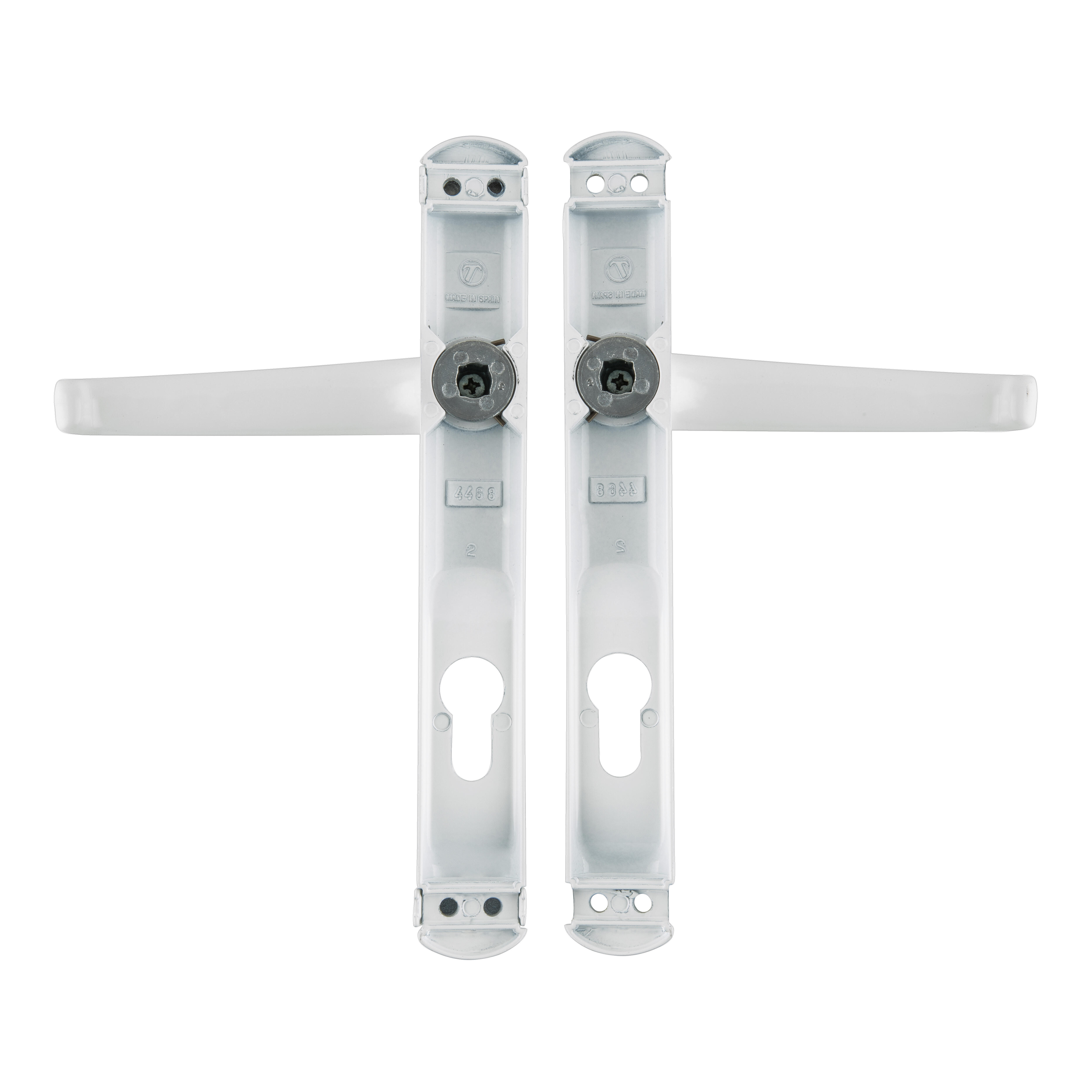 JUEGO MANILLA CON ESCUDO BOCALLAVE BLANCA 4468 TOVIC - 4