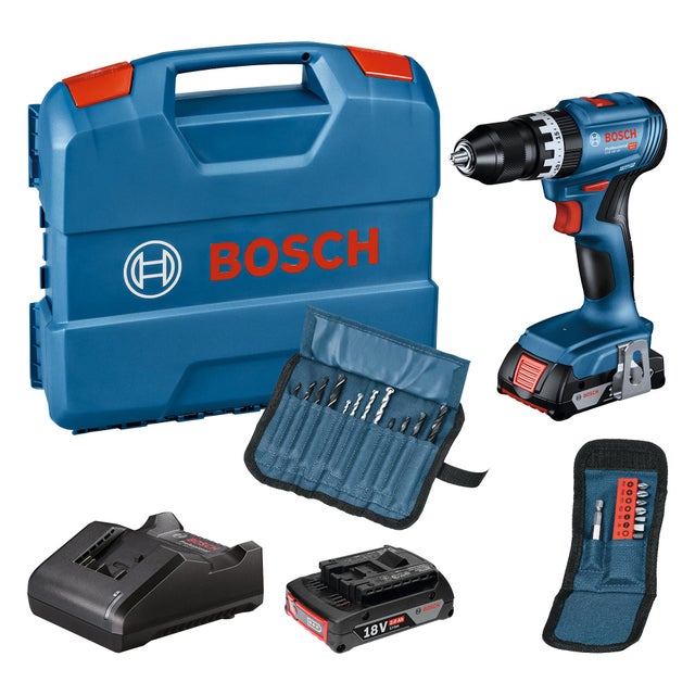 TALADRO PERCUTOR BATERÍA BOSCH GSB 18V-45 18V BRUSHLESS 2AH