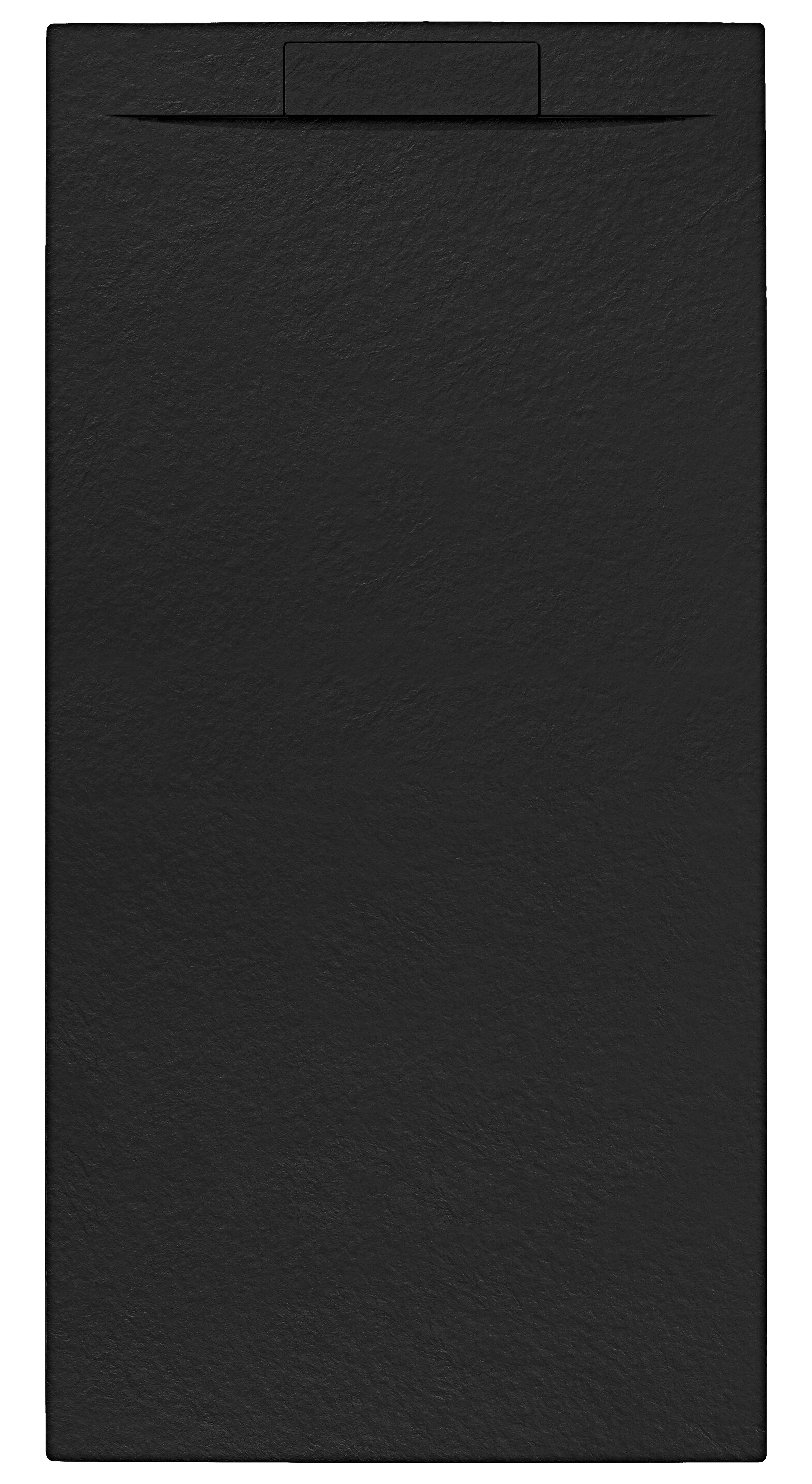 PLATO DE DUCHA RESINA VALVULA OCULTA NEGRO 70X140CM - 3