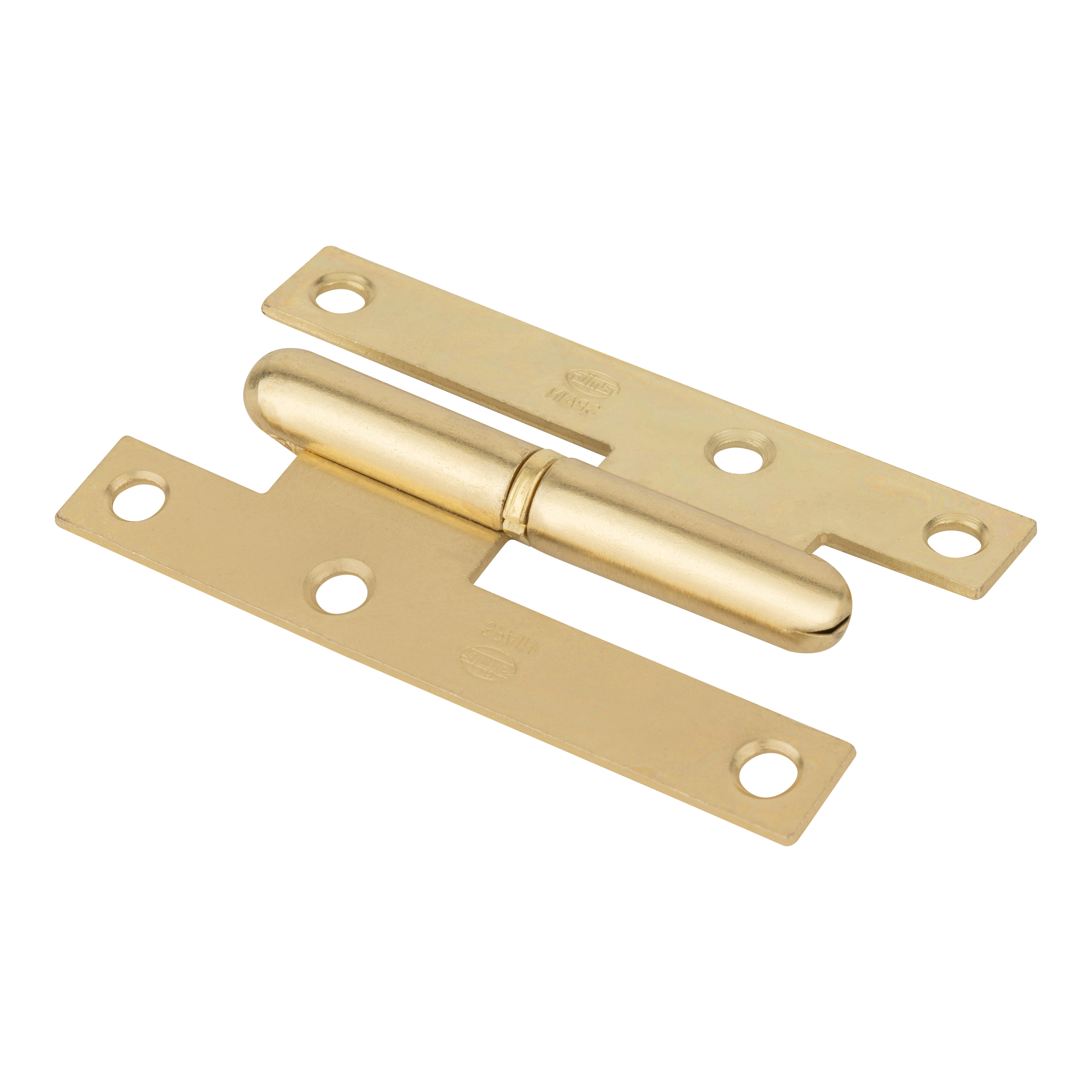 BISAGRA PERNIO IZQUIERDA 95X52MM LATONADO - 3