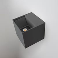 APLIQUE DE PARED LED EXTERIOR DE SUPERFICIE 7.1W ANTRACITA IP44 AXIS - 7