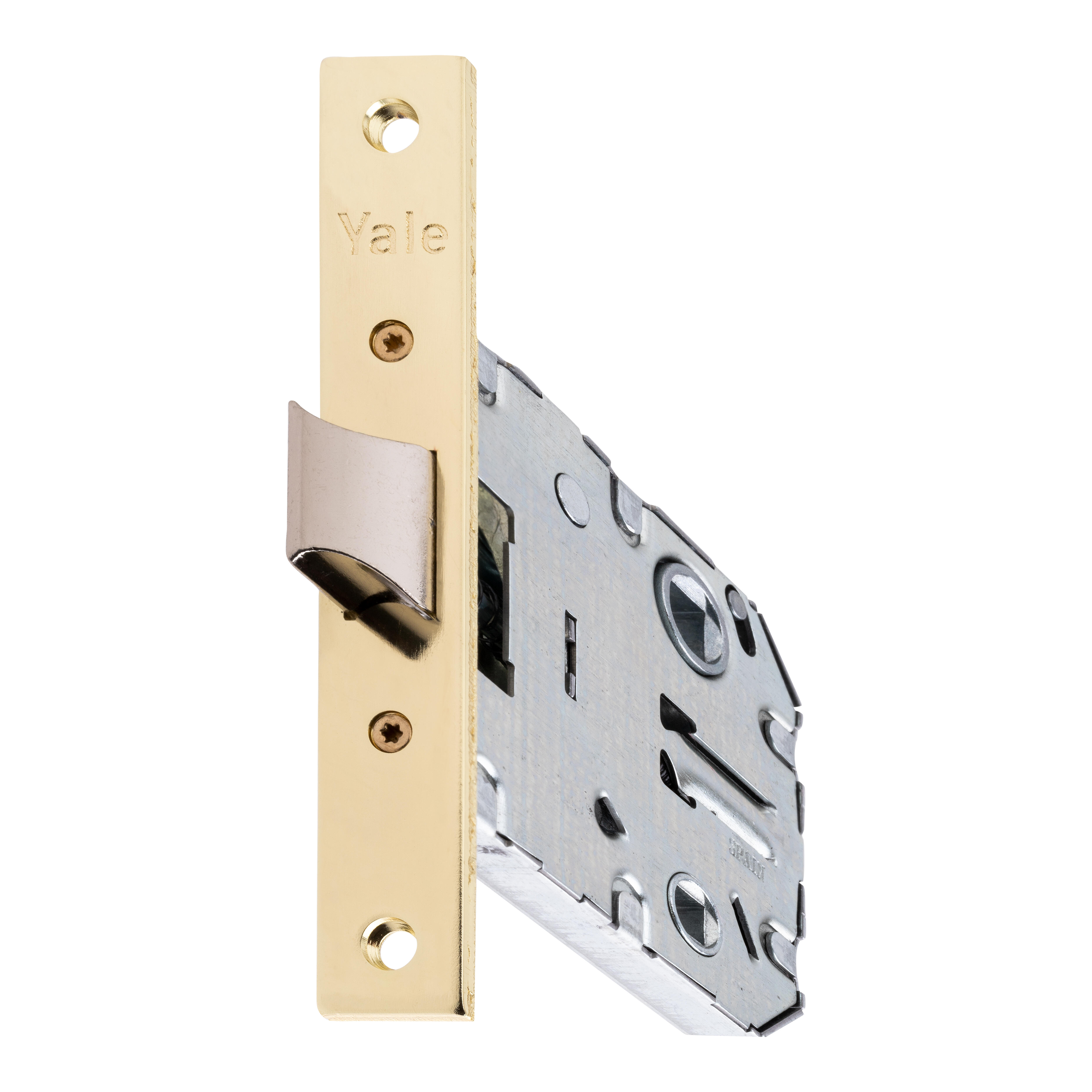 PICAPORTE UNIFICADO 50  MM. CANTO RECTO 47  MM.  LATONADO  YALE - 3