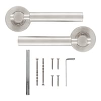 JUEGO DE MANILLA ROSETAS ACERO INOXIDABLE 10   20  - 3