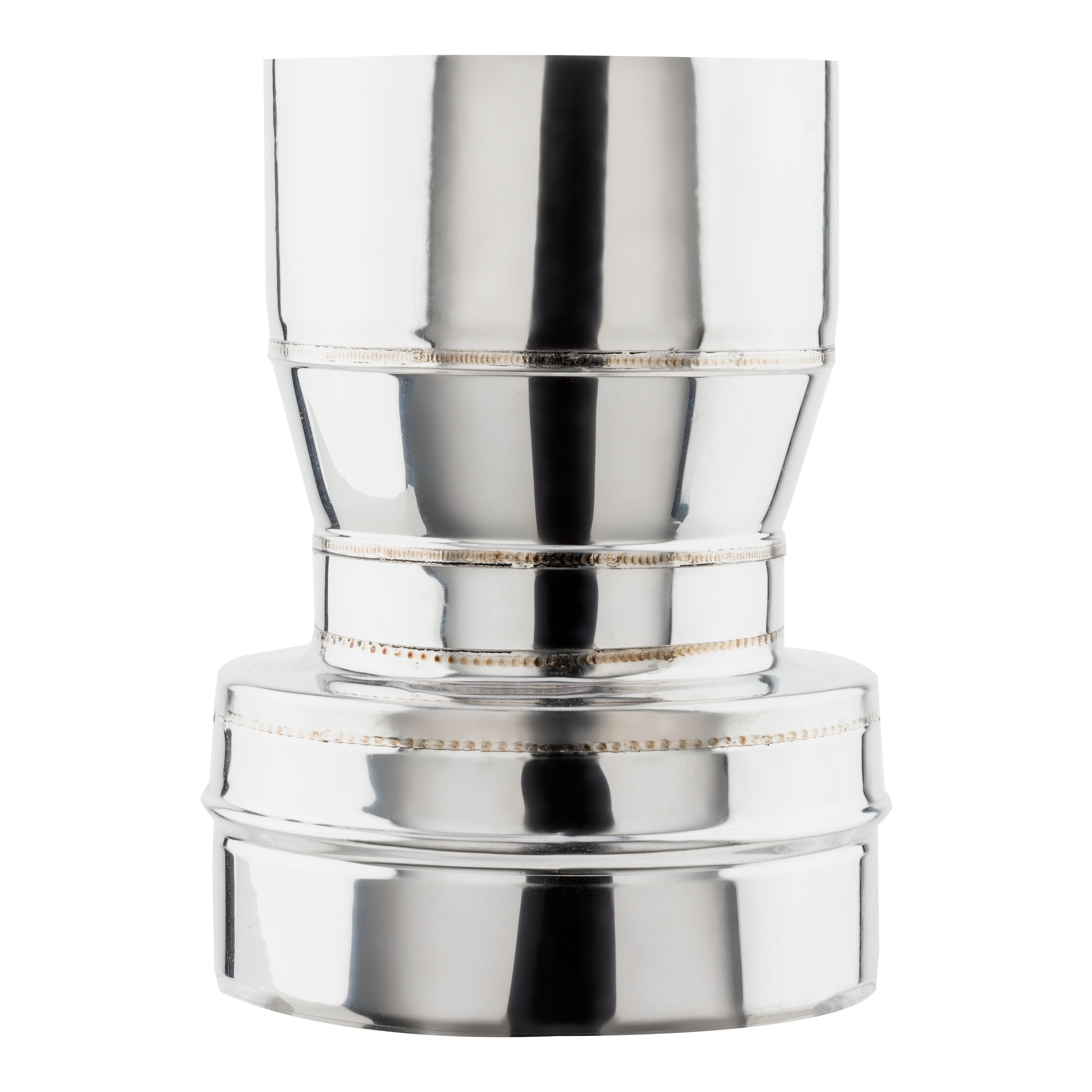 ADAPTADOR PARED DOBLE Ø125-130MM INOX 304  - 2