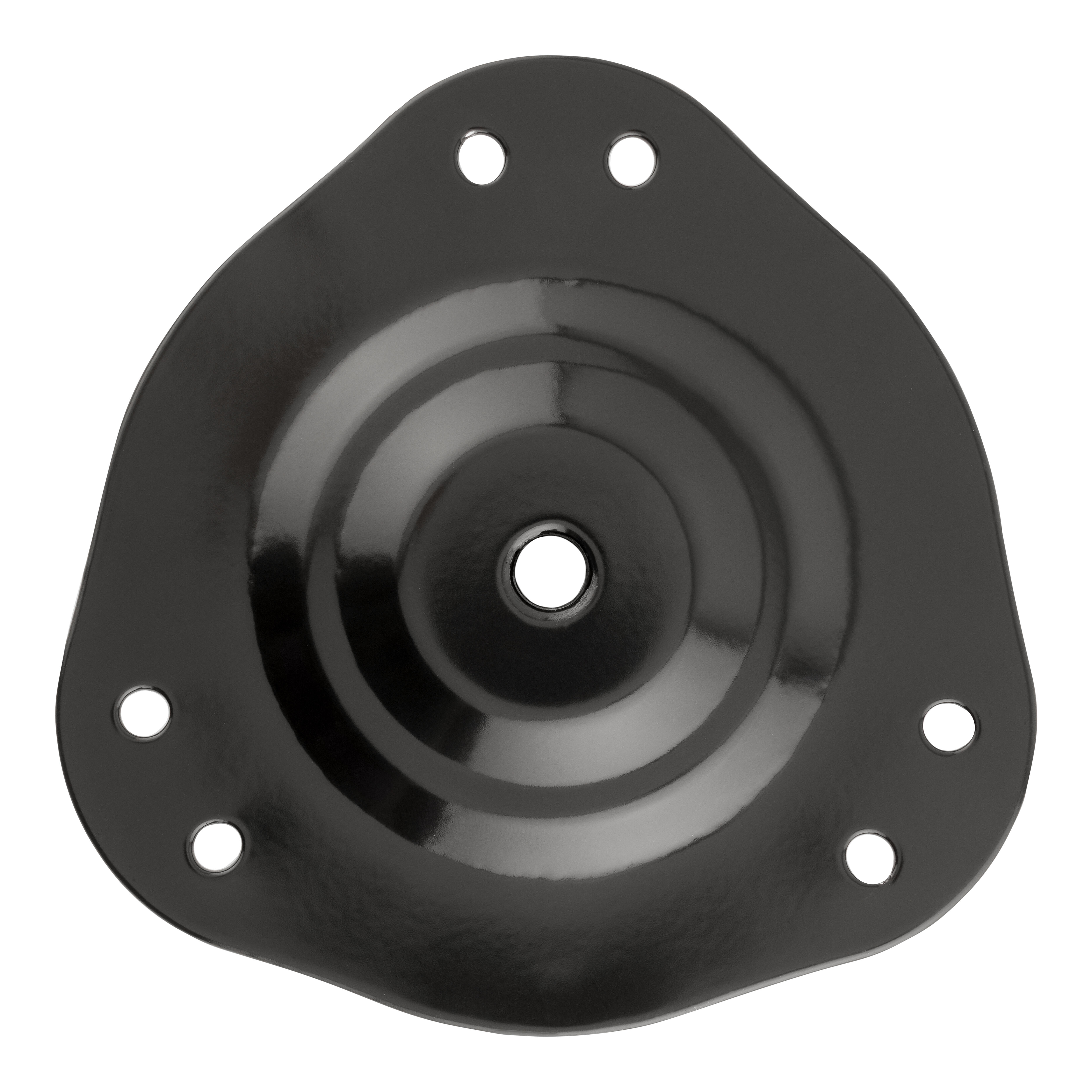 PATA MUEBLE ACERO REDONDA 710MM 60MM NEGRO. 4UDS - 4