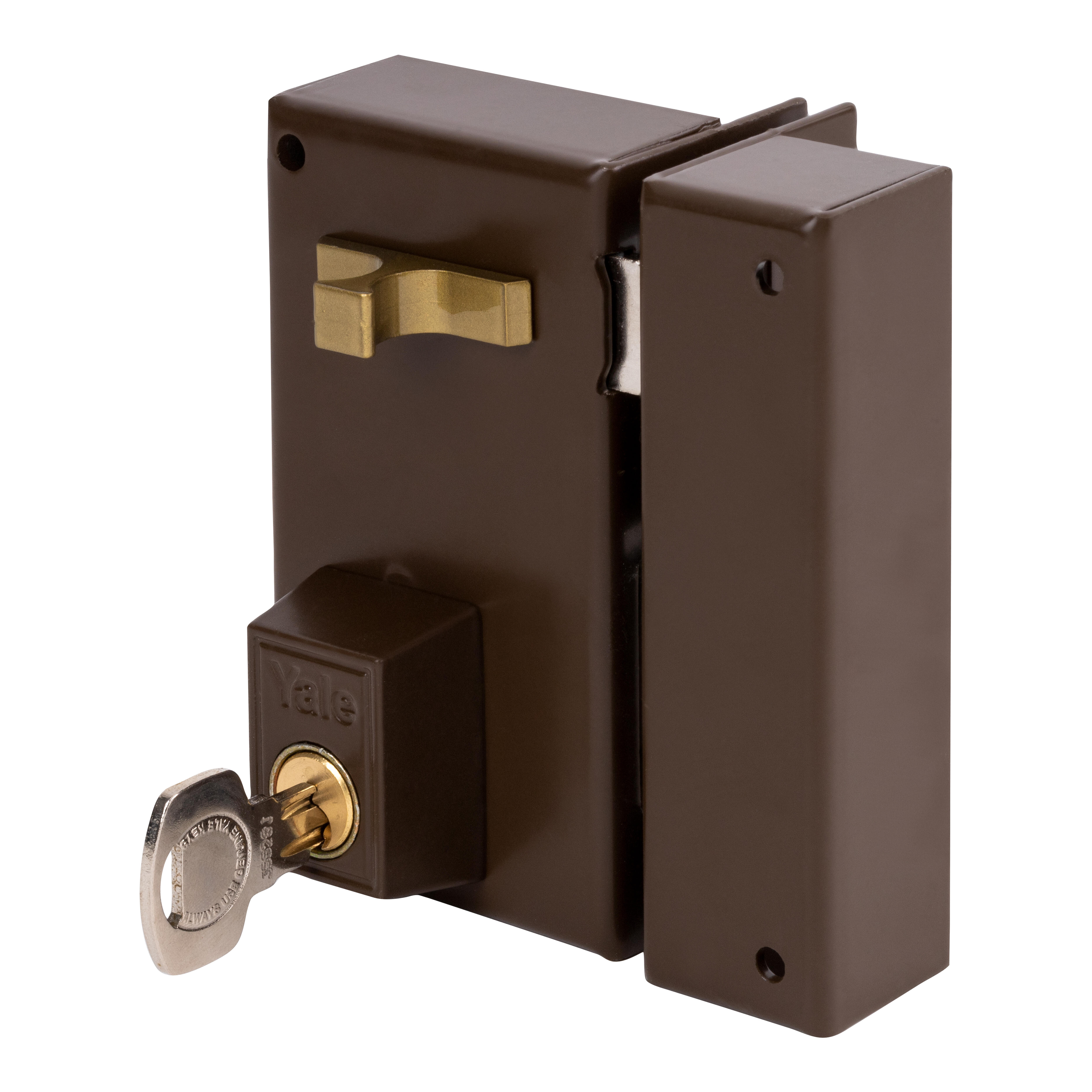 CERRADURA SOBREPONER 60  MM. PINTADA 56 A DERECHA YALE - 5