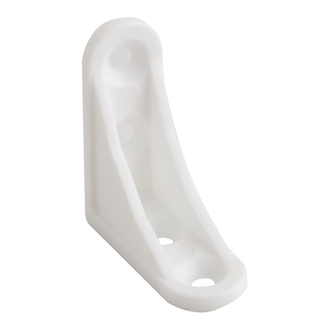 ESCUADRA DE ENSAMBLAJE PLASTICO BLANCA 40  MM. 10 UDS - 1