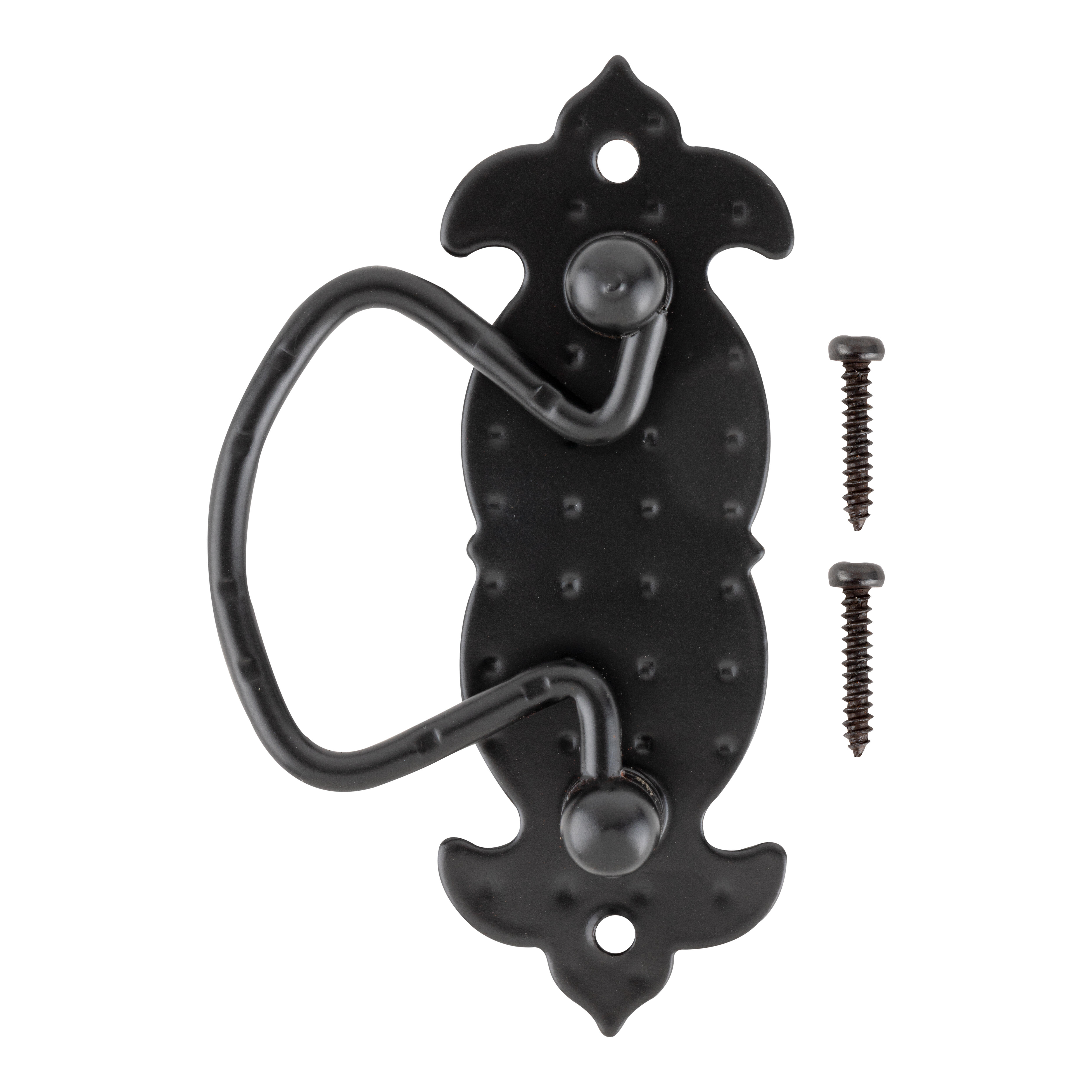 TIRADOR MUEBLE ACERO FORJA NEGRO 1UD - 3