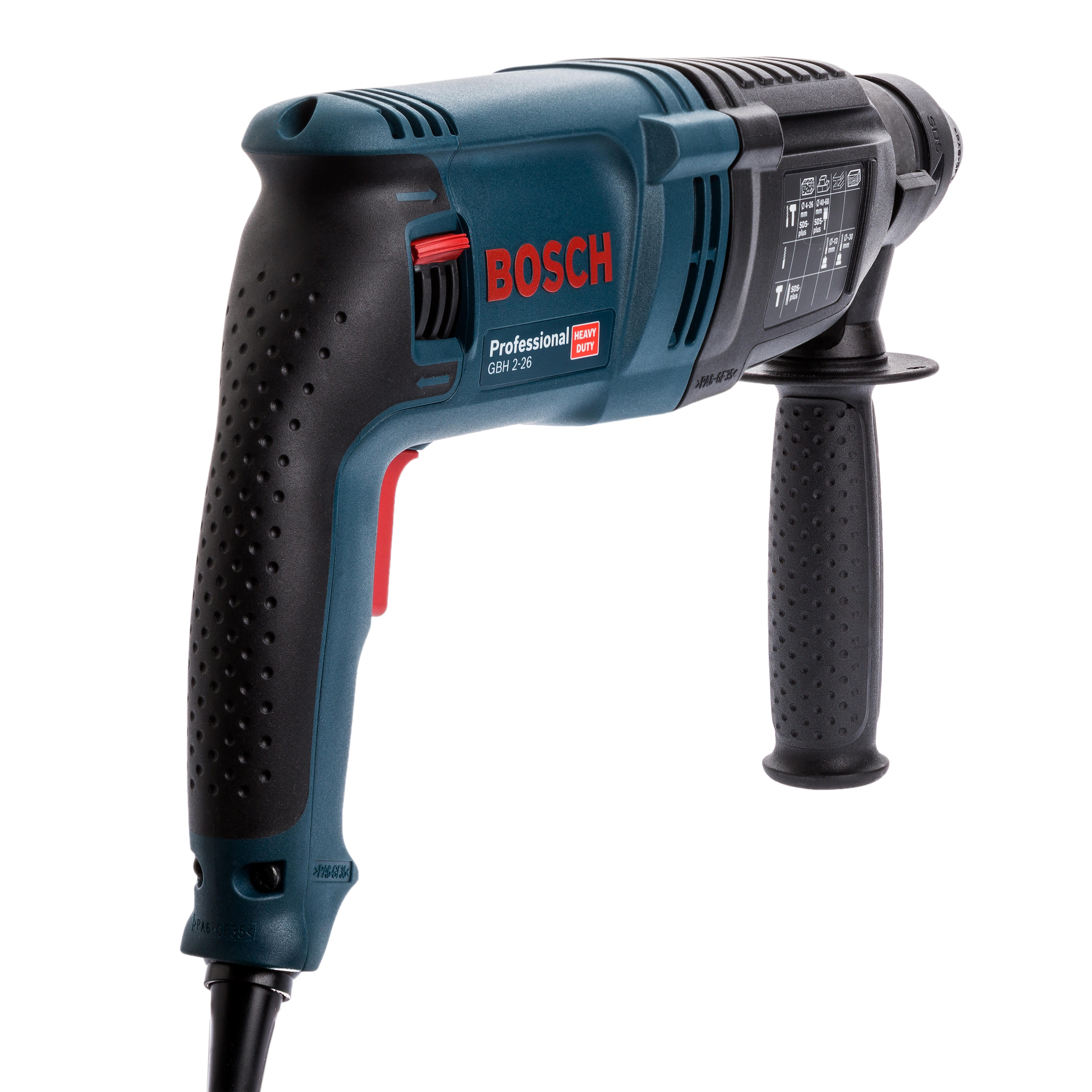 MARTILLO COMBINADO BOSCH GBH 2-26 830W 2.7J - 5