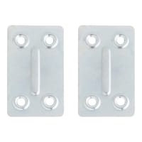 PLACA DE ENSAMBLAJE CINCADA 70 x 35 MM 2 UDS - 2