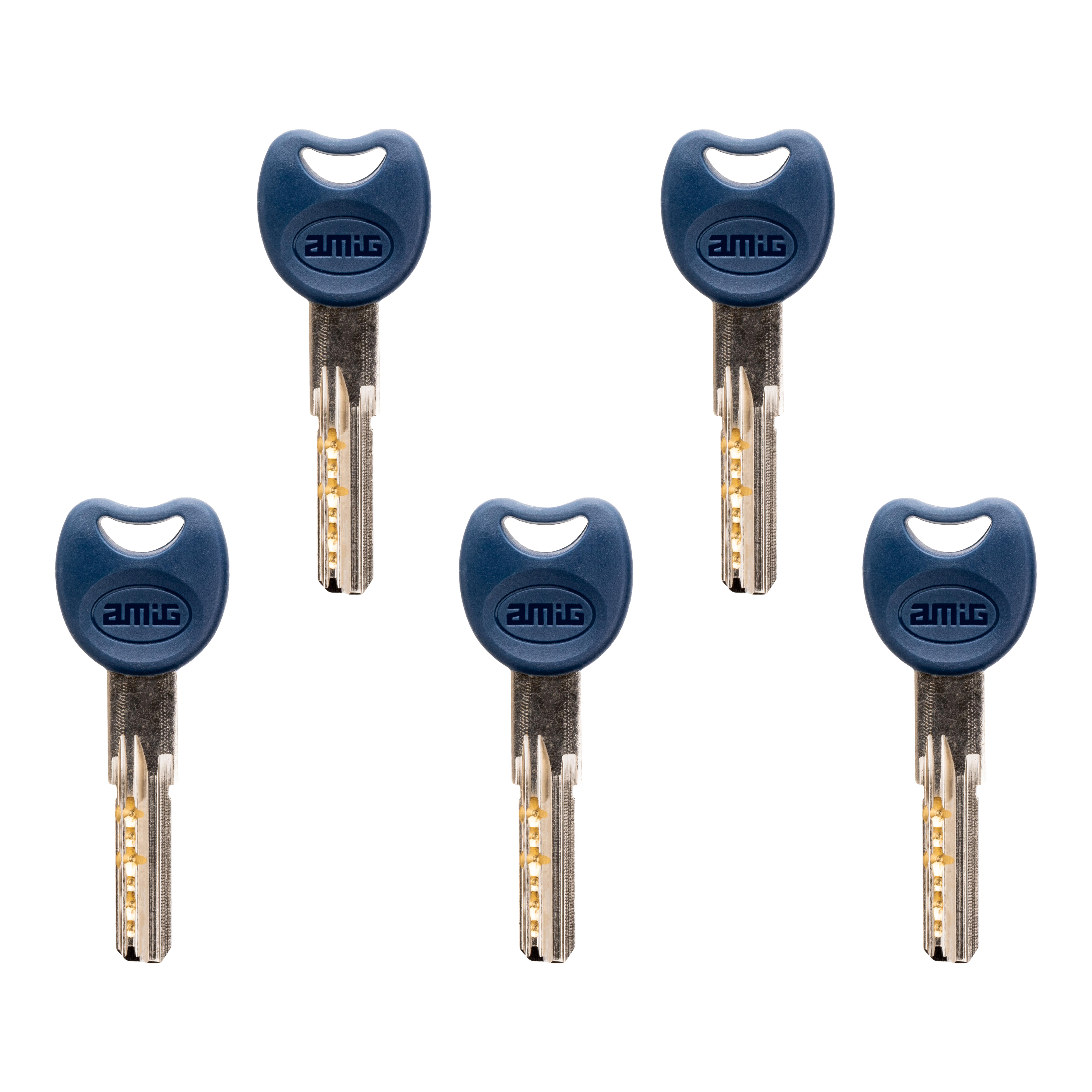 CILINDRO SEGURIDAD  ANTIROTURA Y ANTIBUMPING 35 X 45  MM.  NIQUEL 10000 AMIG - 5