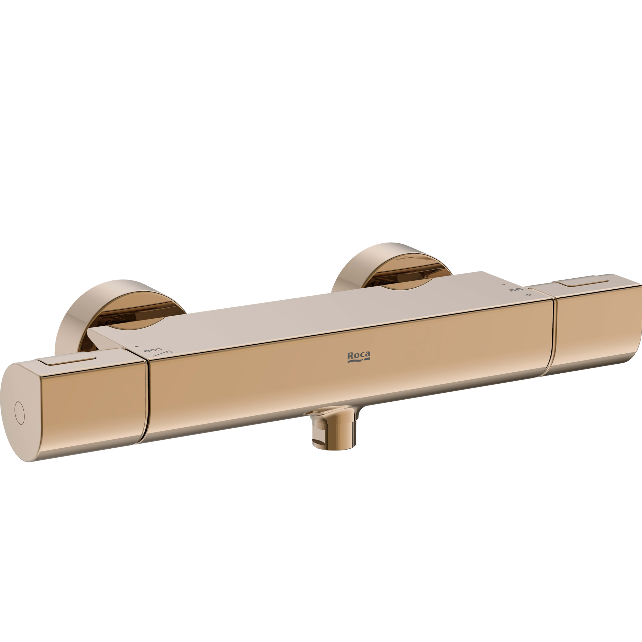Bateria prysznicowa termostatyczna złota T-1000 Rose Gold Roca