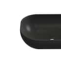 LAVABO SOBREPONER OVALADO 46.5X34X12CM NEGRO MATE - 6