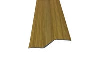 PERFIL TRANSICIÓN SUELO DESNIVEL ADHESIVO ACERO ROBLE 83CM - 2